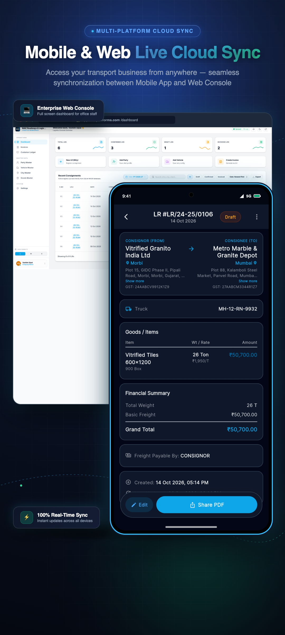 Multi-Branch Cloud Sync
