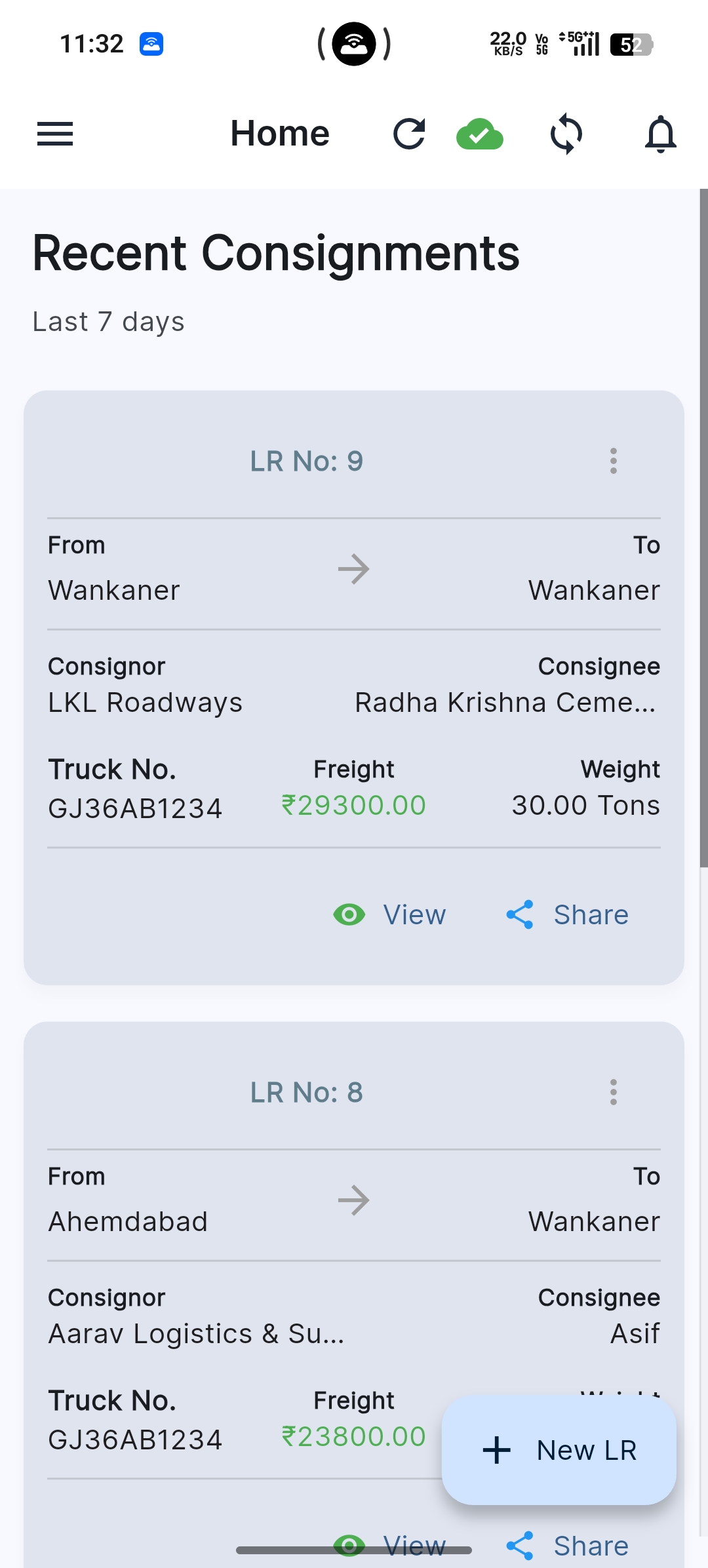 Mobile Dashboard App