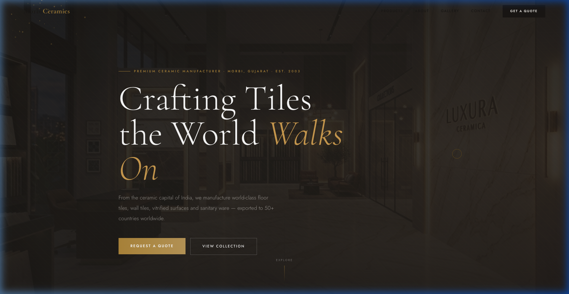 B2B Ceramic Export Platform (Demo 1)